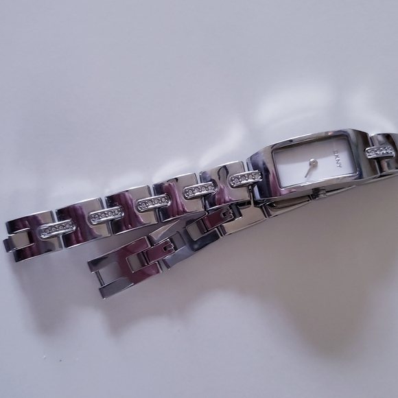 DKNY Stainless Steel Bracelet Watch with Crystal Accents (Model: NY3366) - Picture 9 of 15